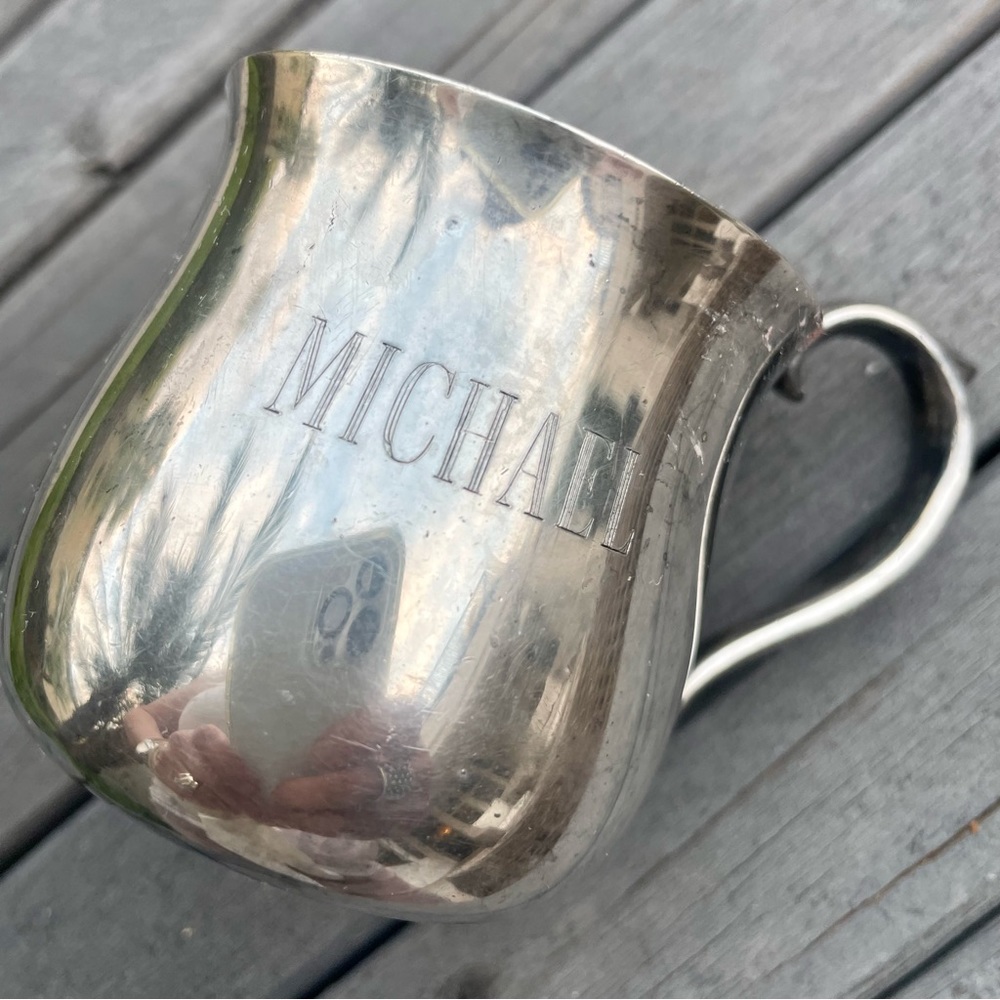 🔴Vintage Reed & Barton Silver Plated Baby Cup